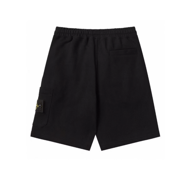 Stone lsland Logo-AppliquéDCotton Drawstring Shorts - Imagen 6
