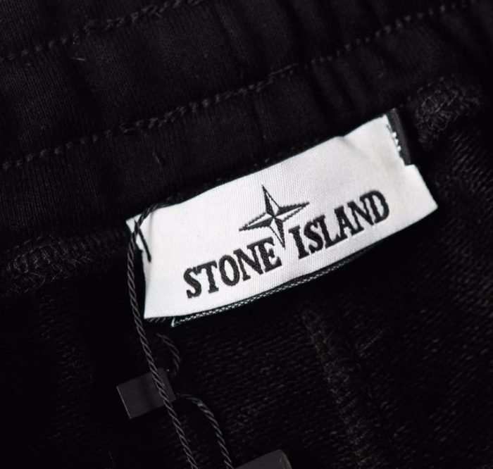 Stone lsland Logo-AppliquéDCotton Drawstring Shorts - Imagen 8