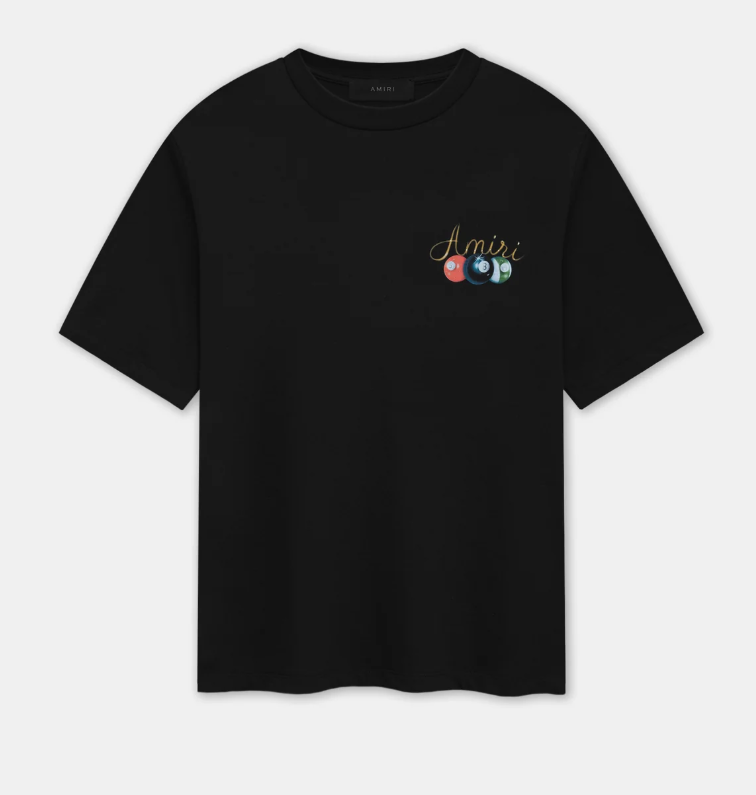 AMIRI POOL CUE TEE – Black