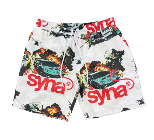 SYNA WORLD  CAR CHASE SWIM SHORT