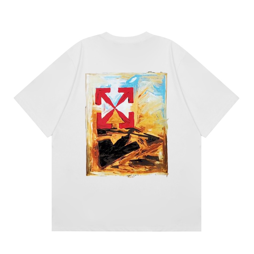 Off White T-Shirt S-XL - Imagen 4