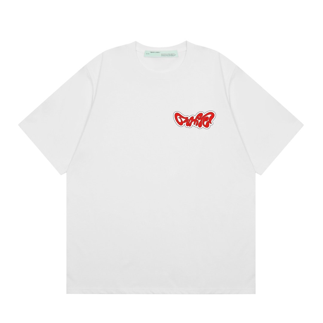 Off White T-Shirt S-XL - Imagen 3