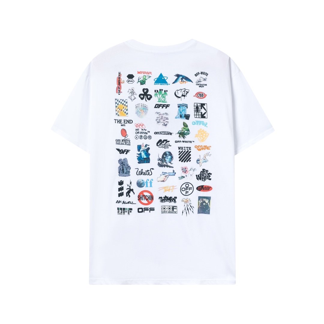 Off White T-Shirt S-XL - Imagem 4